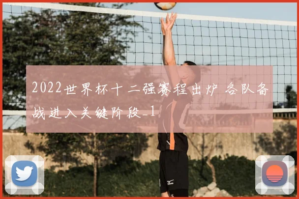2022世界杯十二强赛程出炉 各队备战进入关键阶段_1